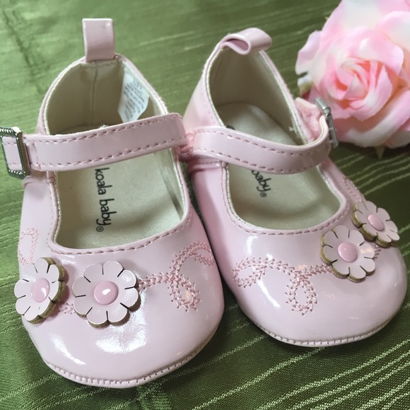 pink baby dress shoes